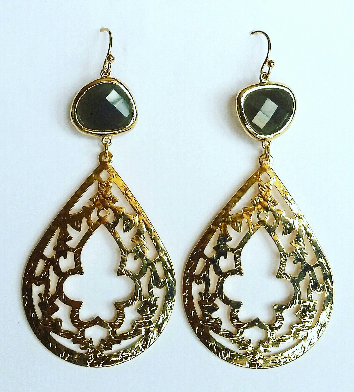 Gold Moroccan Chandelier Earrings