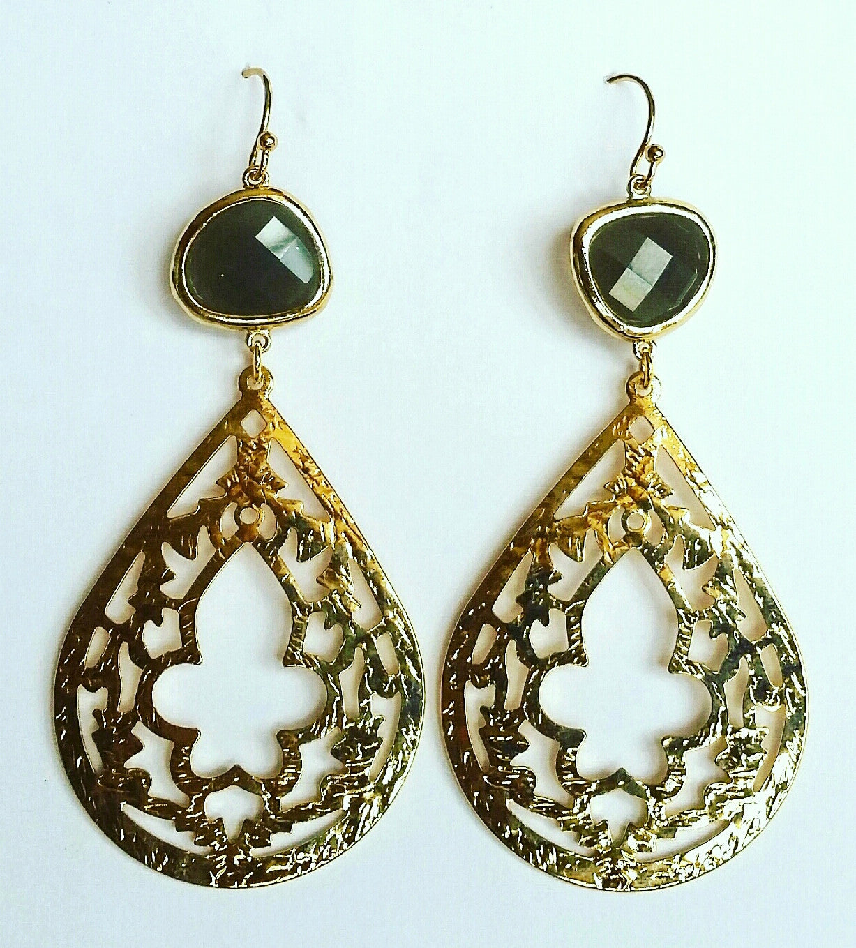 Gold Moroccan Chandelier Earrings