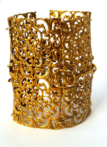 Egyptian Brass Cuff Bracelet