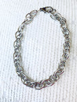 Mia Silver Chunky Double Cable Chain