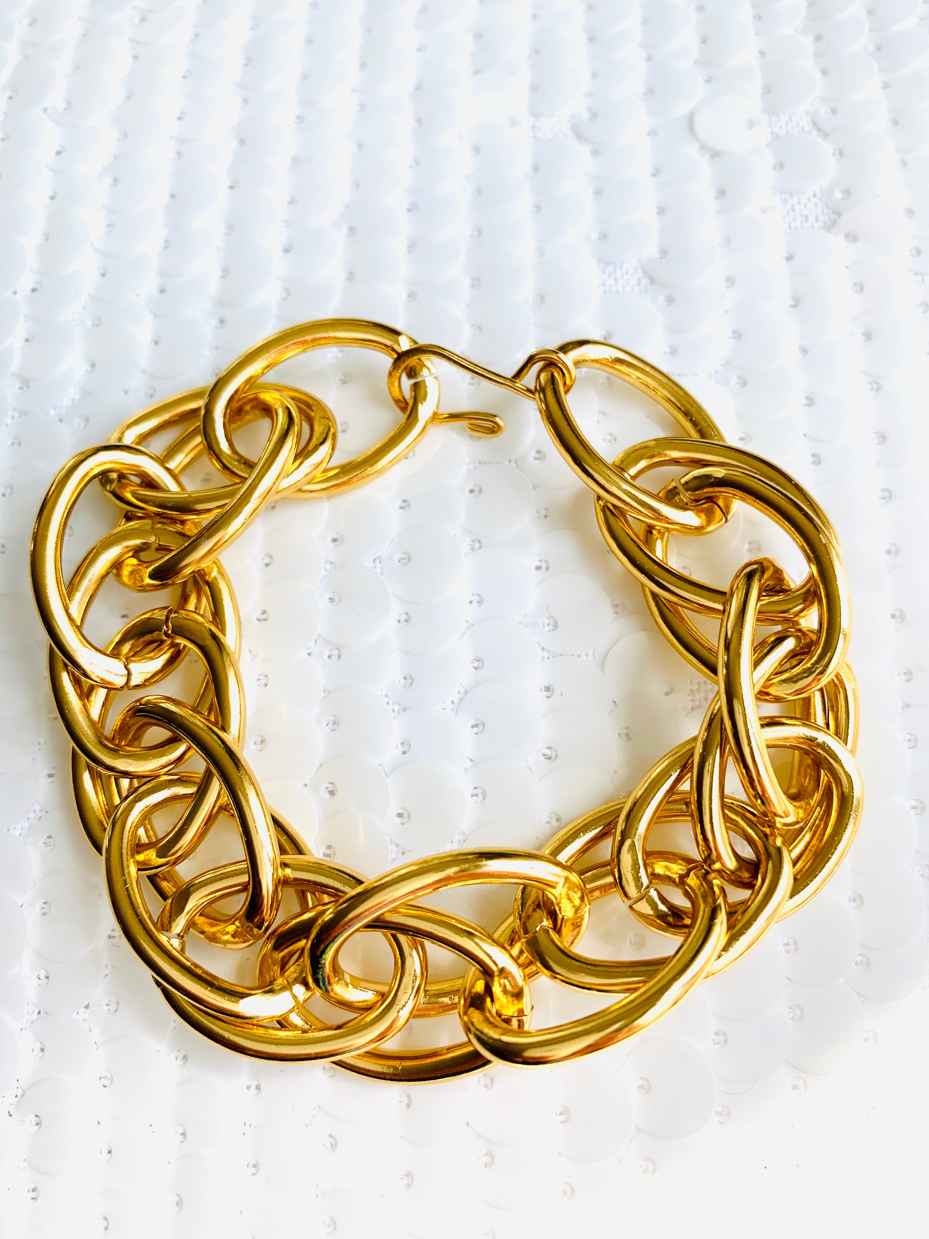 Chunky Ball Bracelet in Gold | Medley Jewellery